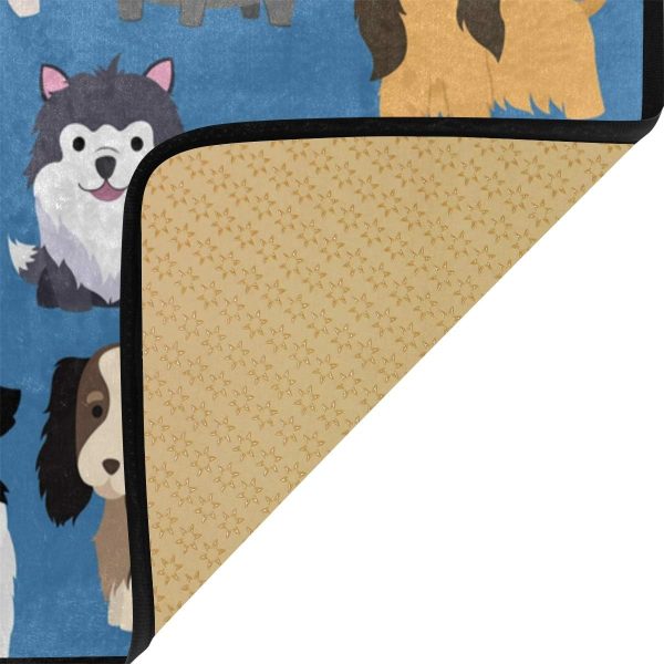 Cute Dog Funny Animal Kitchen Floor Rugs Mats 39 x 20 Inches, Anti-Fatigue Comfort Standing Mat Washable Soft Cushioned Mat for Indoor Outdoor Home Office Use - Image 4