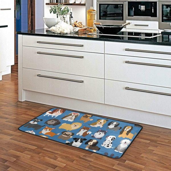 Cute Dog Funny Animal Kitchen Floor Rugs Mats 39 x 20 Inches, Anti-Fatigue Comfort Standing Mat Washable Soft Cushioned Mat for Indoor Outdoor Home Office Use - Image 6