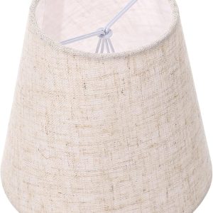 Kichvoe Kichvoe Clamped Bubble Fabric Lampshade Nightlight Bulbs Drum Chandelier Shade Cloth Lamp Covers Mini Lamp Shades Burlap Tablecloth Line Lampshade Fabric Light Shade Wall Small Tube Clip