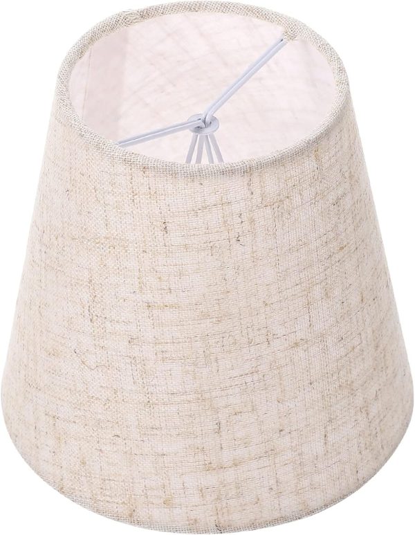 Kichvoe Kichvoe Clamped Bubble Fabric Lampshade Nightlight Bulbs Drum Chandelier Shade Cloth Lamp Covers Mini Lamp Shades Burlap Tablecloth Line Lampshade Fabric Light Shade Wall Small Tube Clip